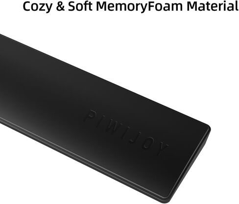 Ergonomic Memory Foam Keyboard Wrist Rest, Keyboard Support Pad with Sweat-Resistant & Non-Slip Design, Portable for Office, Computer, Laptop, Gaming Easy Typing, Helps Relieve Wrist Pain in Saudi Arabia