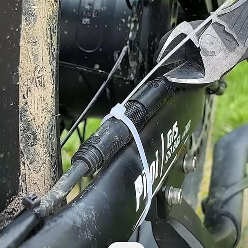 18 بوصة العلاقات كابل أسود 300 حزمة الأشعة فوق البنفسجية مقاومة النايلون البريدي العلاقات 60 رطل قوة الشد للاستخدام في الأماكن المغلقة في الهواء الطلق الأسلاك الكهربائية البستنة خرطوم تجميع in Kuwait