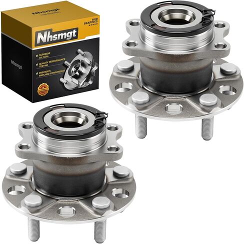 512217 Rear Wheel Bearing Hub Compatible with Corolla 2003-2008, Prius 2004-2009, Matrix 2003-2008, Vibe 2003-2008 with ABS Assembly 5 Lug 2pcs in Saudi Arabia