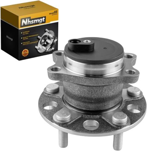 512217 Rear Wheel Bearing Hub Compatible with Corolla 2003-2008, Prius 2004-2009, Matrix 2003-2008, Vibe 2003-2008 with ABS Assembly 5 Lug 2pcs in Saudi Arabia