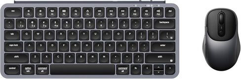 لوحة مفاتيح لاسلكية Keychron B1 Pro 75% ومجموعة ماوس BM24، لوحة مفاتيح رفيعة للغاية بمفتاح مقص، 2.4 جيجا هرتز/بلوتوث 5.2/سلكي، لوحة مفاتيح تصل إلى 300 ساعة وماوس 98 ساعة، مستشعر PAW3212، لنظام التشغيل macOS Windows Linux in Saudi Arabia