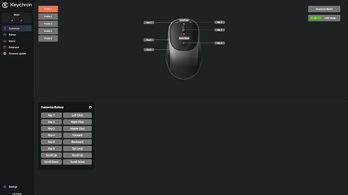 لوحة مفاتيح لاسلكية Keychron B1 Pro 75% ومجموعة ماوس BM24، لوحة مفاتيح رفيعة للغاية بمفتاح مقص، 2.4 جيجا هرتز/بلوتوث 5.2/سلكي، لوحة مفاتيح تصل إلى 300 ساعة وماوس 98 ساعة، مستشعر PAW3212، لنظام التشغيل macOS Windows Linux in Saudi Arabia