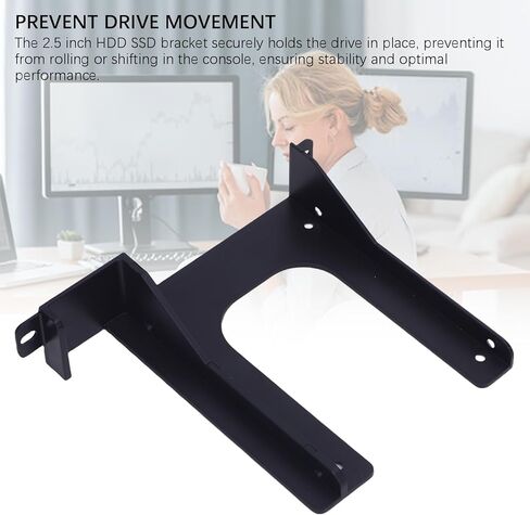 2.5in حامل القرص الصلب ABS ثلاثية الأبعاد مطبوعة HDD SSD تصاعد قوس لوحدة التحكم في الألعاب الدهون SCPH 30000 50000 أسود مع مسامير in Kuwait