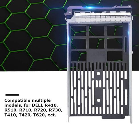 Original Server Hard Drive Bracket 3.5 Inch SAS SATA SSD HDD Tray Compatible with R410 R510 R710 R720 R730 T410 T420 T620 Precise Design Ultra Thin Lightweight Durable Metal in Saudi Arabia