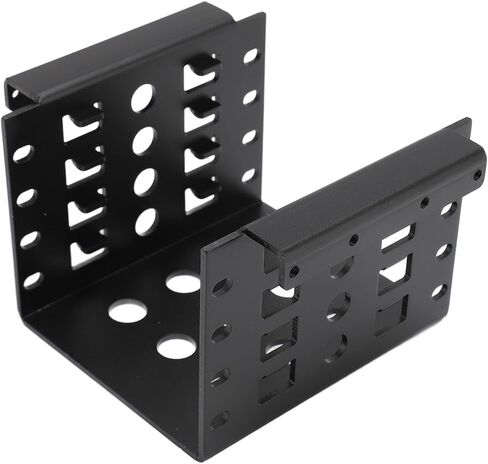 2.5 Inch HDD Mounting Rack Professional Aluminium Alloy Hollow Design Hard Drive Storage Bracket for 2.5in IDE HDD SSD to 3.5in Slot Tray Expansion Space Saving Durable Rust in Saudi Arabia