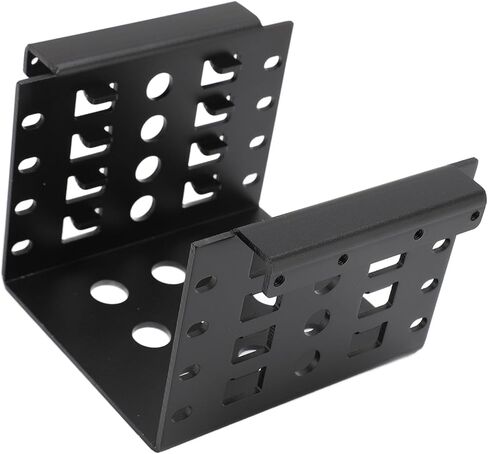 2.5 Inch HDD Mounting Rack Professional Aluminium Alloy Hollow Design Hard Drive Storage Bracket for 2.5in IDE HDD SSD to 3.5in Slot Tray Expansion Space Saving Durable Rust in Saudi Arabia