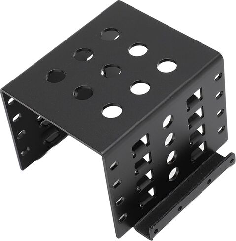 2.5 Inch HDD Mounting Rack Professional Aluminium Alloy Hollow Design Hard Drive Storage Bracket for 2.5in IDE HDD SSD to 3.5in Slot Tray Expansion Space Saving Durable Rust in Saudi Arabia