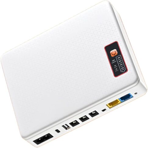 Mini UPS Battery Backup for Routers,Built-in 12000mAh Rechargeable Surge Protector with POE,Output USB 5V/2A DC 5V/9V/12V 2A for Modem,Security Camera, Smartphones in Saudi Arabia