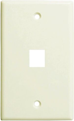 Keystone Wall Plate White 1 Port in Saudi Arabia