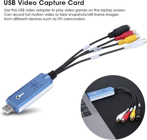 USB 1 Way Capture Card DVD for AV Video to USB Computer High Definition to PC with Record in Saudi Arabia