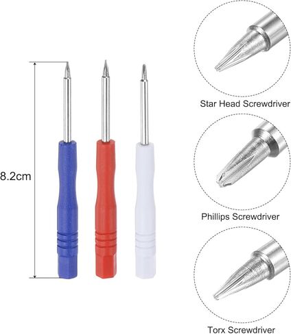 8 in 1 Electronics Repair Tool Kit with Magnetic Micro Screwdriver Opening Pry Tool for Repairing Mobile, Computer, Watch, Eyeglasses in Saudi Arabia