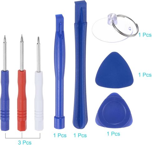 8 in 1 Electronics Repair Tool Kit with Magnetic Micro Screwdriver Opening Pry Tool for Repairing Mobile, Computer, Watch, Eyeglasses in Saudi Arabia