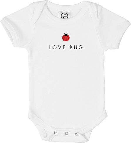 The Spunky Stork Baby Girl Ladybug Love Bug Organic Newborn Infant Bodysuit in Kuwait