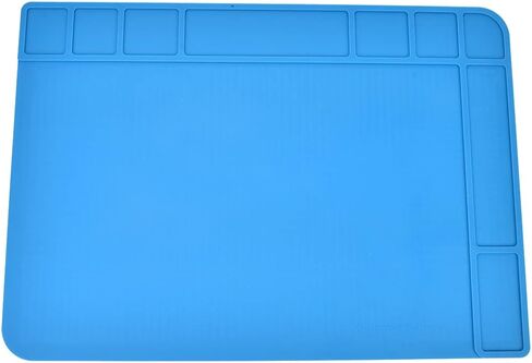Heat Silicone Mat Pad Repair Work Station Phone Computer Maintenance Tool High Density Gel Thermal Insulation Anti Static 480 x 340mm in Saudi Arabia