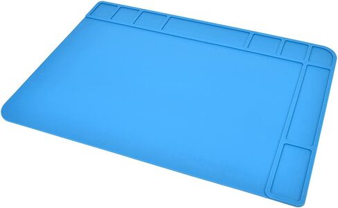 Heat Silicone Mat Pad Repair Work Station Phone Computer Maintenance Tool High Density Gel Thermal Insulation Anti Static 480 x 340mm in Saudi Arabia