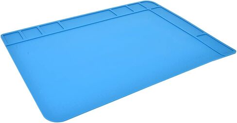 Heat Silicone Mat Pad Repair Work Station Phone Computer Maintenance Tool High Density Gel Thermal Insulation Anti Static 480 x 340mm in Saudi Arabia