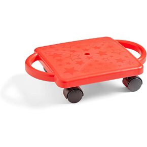 Hand2Mind Red Speedway Racer Scooter Board ، لوحة سكوتر الأرضية ، ألعاب المحرك الإجمالية ، معدات ممارسة الأطفال والتربية البدنية ، ألعاب الملعب ، اللعب النشط الداخلي ، الأنشطة الخارجية للأطفال in Kuwait