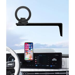 Car Phone Holder for 2024 2025 Hyundai Santa Fe Accessories 12.3-Inch Screen Fixed Clip, 360° Rotation Phone Mount Compatible with MagSafe, Cell Phone Holder Does Not Affect Air Vent in Kuwait