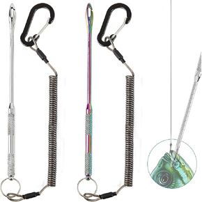 أداة إزالة خطاف السمك، ملحقات الصيد للرجال، جهاز تنازلي سريع الإزالة بخطاف الصيد، أداة إزالة الخطاف لصيد الأسماك، مع حبل قابل للسحب، عبوة من قطعتين in Kuwait