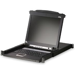 وحدة تحكم LCD مقاس 17 بوصة من ATEN تدعم USB وPS2 CL1000M (أسود) in Saudi Arabia