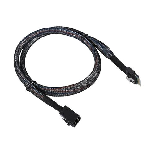 كابل بيانات Slim Line S*A*S 4.0 SFF-8654 4i 38pin Host to HD MI NI S*A*S 4i SFF-8643 36pin Target Cable(1m) in Kuwait