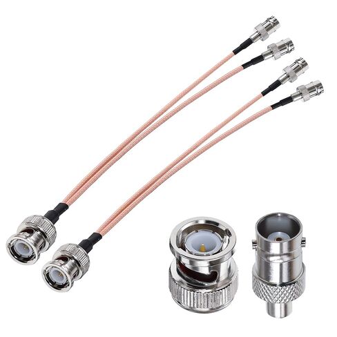 TUOLNK BNC Male to Dual BNC Female Extension Cable 6in (15cm) RG316 Coaxial Pigtail 50 Ohm 2 PCS in Saudi Arabia
