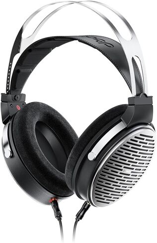 سماعات رأس FiiO JT3 فوق الأذن مفتوحة من الخلف، محرك ديناميكي 50 مم، غشاء مركب PEK+PU، كابل 3.5 مم قابل للفصل مع ميكروفون للموسيقى والألعاب (أسود) in Kuwait