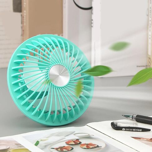 USB Desk Fan Small Quiet Powerful 3 Speed Small Portable Desktop Table Fan Cooling For Home Office Car Office Desk Portable Fan in Saudi Arabia