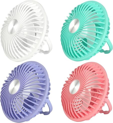 USB Desk Fan Small Quiet Powerful 3 Speed Small Portable Desktop Table Fan Cooling For Home Office Car Office Desk Portable Fan in Saudi Arabia