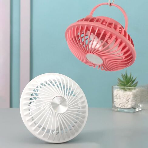USB Desk Fan Small Quiet Powerful 3 Speed Small Portable Desktop Table Fan Cooling For Home Office Car Office Desk Portable Fan in Saudi Arabia