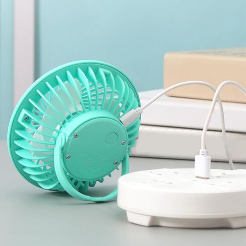 USB Desk Fan Small Quiet Powerful 3 Speed Small Portable Desktop Table Fan Cooling For Home Office Car Office Desk Portable Fan in Saudi Arabia