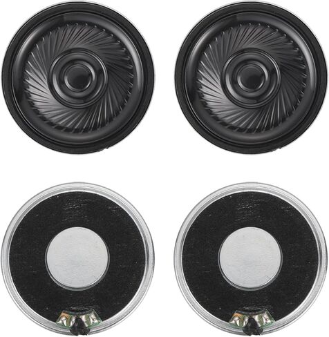 MECCANIXITY Metal Shell Round Internal Magnetic Speakers 36mm Diameter 2 W 8 Ohm Iron Shell Small Speakers for Loud Micro Speaker Replacement DVD Multimedia DIY Projects Pack of 4 in Saudi Arabia