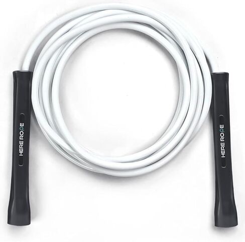 6mm Adjustable Boxing Jump Rope With Inner String Cord, Unbreakable Handles, Hererope Durable Non-Kinking PVC Jump Ropes for Men Women, Exercise Fitness, Indoor Outdoor Use in Saudi Arabia