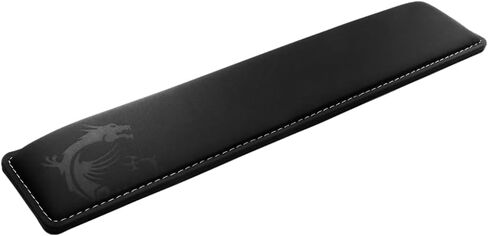 MSI Vigor WR01 Keyboard Wrist Rest, Cooling Gel and Memory Foam with Lycra Coating and Angled Profile, Non-Slip Rubber Base in Saudi Arabia