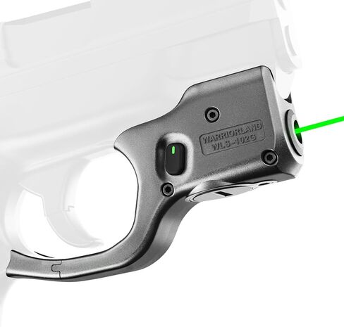 WARRIORLAND Green Laser Sight Tailored Fit M&P Shield 9mm/.40 Pistol (Not Fit Shield Plus), Ultra Compact Shield 40 Beam Sight, Gun Sight with Ambidextrous On/Off Switch & Power Indicator, WLS-102G in Saudi Arabia