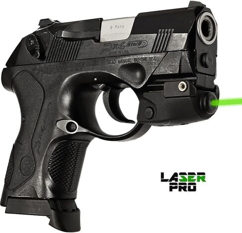 Laser PRO® Green Laser Sight Rock Island Armory DY9 RIA 5.0 9mm 1911 Tac Ultra FS & Kahr Arms TP9-2 P9-2 Gen2 Premium، Ruger Security 380 RMX Taurus GX2 GX4 G2C G3C G2 TX22 [فقط البنادق ذات السكك الحديدية] in Saudi Arabia