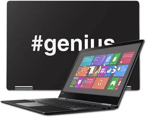 غلاف MightySkins متوافق مع Lenovo Yoga 710 مقاس 15.6 بوصة - عبقري | غطاء ملتف من الفينيل واقٍ ومتين وفريد ​​من نوعه | سهل التطبيق والإزالة وتغيير الأنماط | صنع في الولايات المتحدة الأمريكية in Kuwait