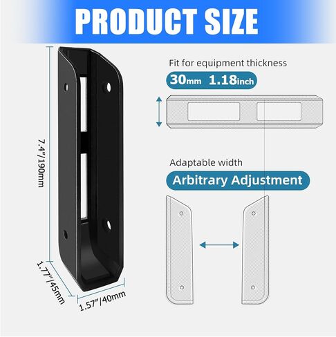Laptop Under Desk Bracket Laptop Shelf Holder Stand Under Desk Holder For Notebook Hardware Heavy Duty Tablet Mount in Saudi Arabia