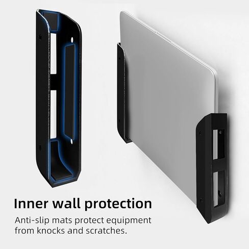 Laptop Under Desk Bracket Laptop Shelf Holder Stand Under Desk Holder For Notebook Hardware Heavy Duty Tablet Mount in Saudi Arabia