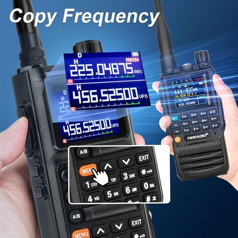 راديو BAOFENG UV26 Ham 10W (New Gen 5RM) أجهزة اتصال لاسلكية طويلة المدى قابلة لإعادة الشحن مع سماعة أذن، بطارية 2500 مللي أمبير في الساعة من النوع C، 771 وهوائي نطاق الهواء/الشرطة، راديو ثنائي الاتجاه متعدد النطاق، حزمة واحدة كاملة in Saudi Arabia