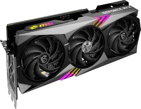 MSI Gaming GeForce RTX 4070 Ti 12GB GDRR6X 192-Bit Extreme Clock: 2760 MHz HDMI/DP Nvlink Tri-Frozr 3 Ada Lovelace Architecture Graphics Card (RTX 4070 Ti Gaming X Trio 12G) in Saudi Arabia