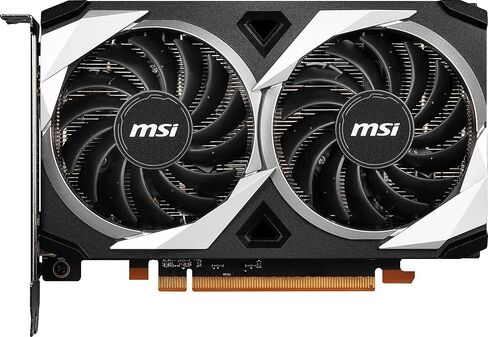 MSI Gaming AMD Radeon RX 6500 XT 64-bit 4GB GDDR6 DP/HDMI PCIe 4 Torx Twin Fans FreeSync DirectX 12 VR Ready OC Graphics Card (RX 6500 XT MECH 2X 4G OC) (Renewed) in Saudi Arabia