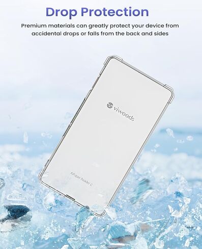Case for Viwoods AiPaper Reader/Reader C,NOUKAJU E-Reader Protection Case,Ultra Clear Soft Flexible TPU,Protection Cover for Viwoods AiPaper Reader 6.13inch(Clear) in Saudi Arabia