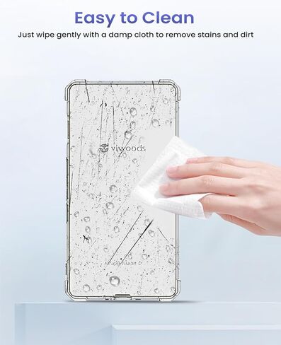 Case for Viwoods AiPaper Reader/Reader C,NOUKAJU E-Reader Protection Case,Ultra Clear Soft Flexible TPU,Protection Cover for Viwoods AiPaper Reader 6.13inch(Clear) in Saudi Arabia
