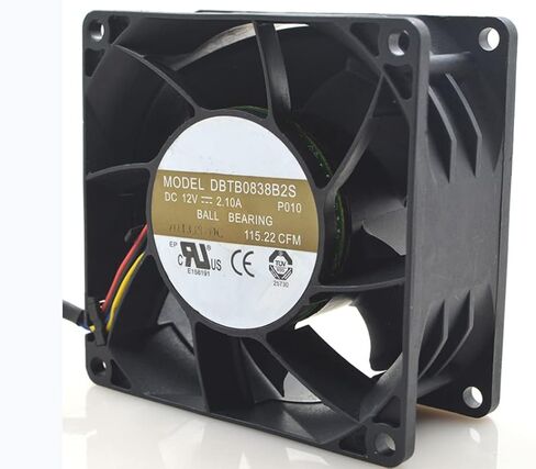12V 2.10A 25.2W 1000/8000 RPM 114CFM 80X80X38MM 4-Wire Cooling Fan in Saudi Arabia