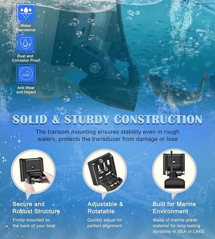 710274-1 XNT 9 HW T Transom Mount محول مع مستشعر درجة الحرارة يناسب Humminbird Helix مع ثنائي الطيف غرد 2D سونار، طول الكابل 20 قدم in Saudi Arabia