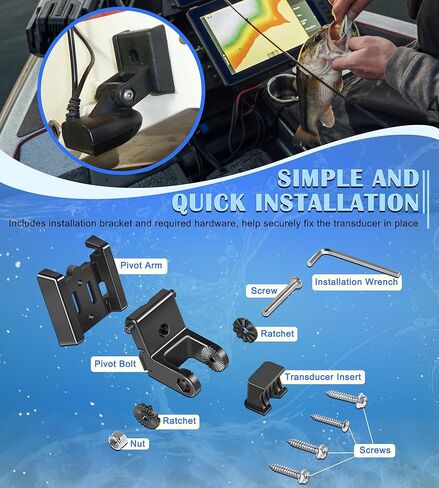 710274-1 XNT 9 HW T Transom Mount محول مع مستشعر درجة الحرارة يناسب Humminbird Helix مع ثنائي الطيف غرد 2D سونار، طول الكابل 20 قدم in Saudi Arabia