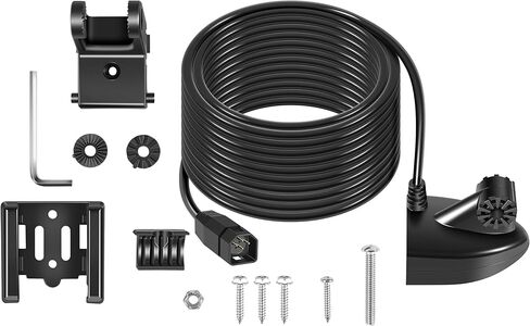 710274-1 XNT 9 HW T Transom Mount محول مع مستشعر درجة الحرارة يناسب Humminbird Helix مع ثنائي الطيف غرد 2D سونار، طول الكابل 20 قدم in Saudi Arabia