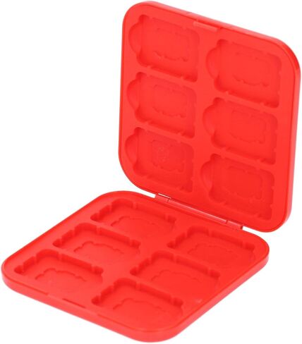 12 in 1 Game Card Case, Switches Game Card Holder with 12 Box Type Memory Slots and Water Proof Apparent, for SDHC Memory Storage (Pink) in Saudi Arabia