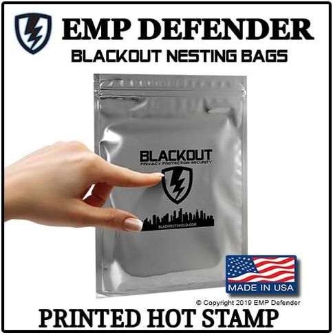 Faraday Cage EMP ESD Bags Complete 20pc Kit Survivalists Preppers in Saudi Arabia